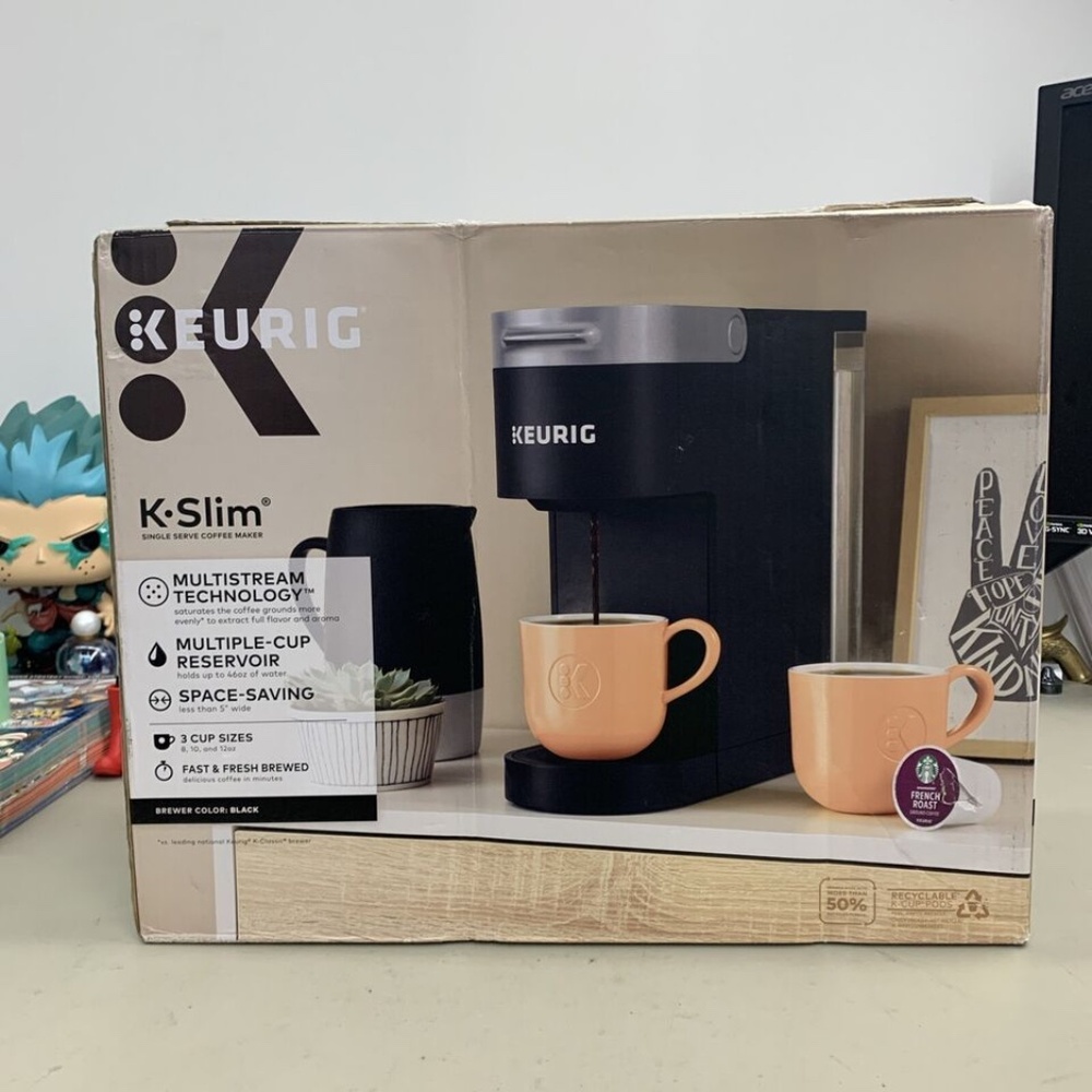 Keurig K-Slim Single Serve Coffee Maker, Black